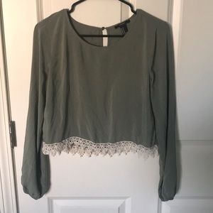 Forever 21 Cropped Shirt